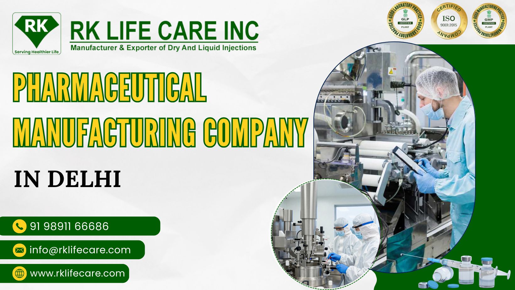 Pharmaceutical Manufacturing In Delhi